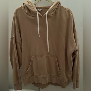 Aerie tan hoodie